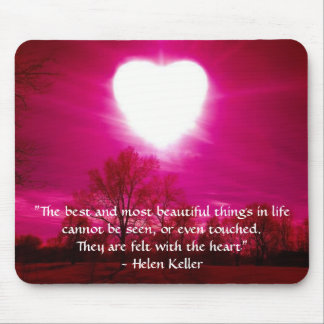 Heart on Fire Mouse Pad