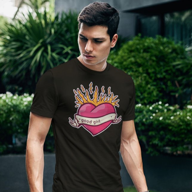 Heart On Fire Tattoo T-Shirt (Creator Uploaded)
