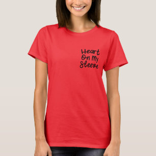 Heart on my sleeve lover boy, lover girl T-Shirt
