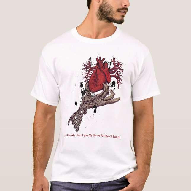 Heart On Sleeve T-Shirt (Front)