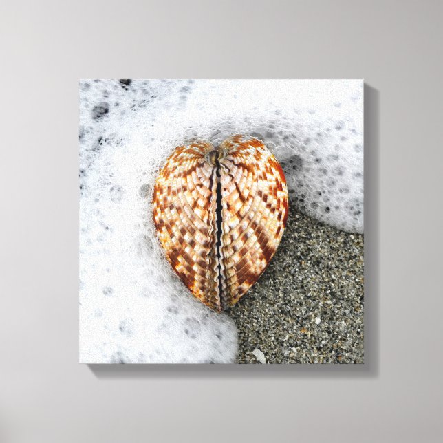 Heart on the Beach Canvas Print (Front)