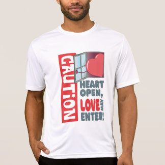 Heart open, love may enter (Valentine's Day) T-Shirt