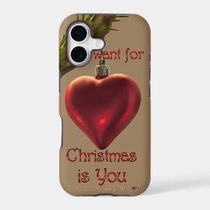 Heart Ornament - All I Want for Christmas