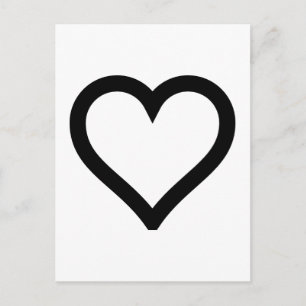 Heart Outline Postcard