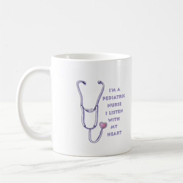 Heart Paediatrics Nurse  Coffee Mug (Left)