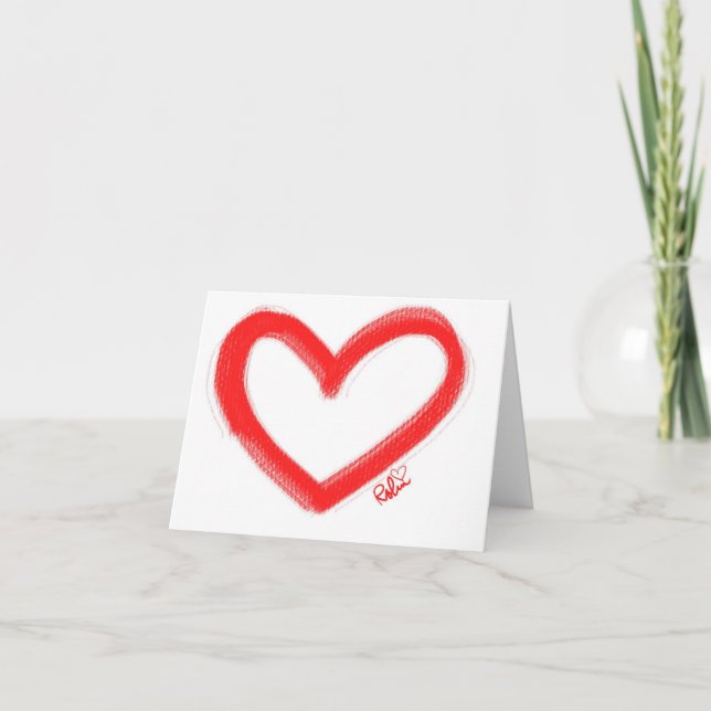 Heart Paint Card (Front)