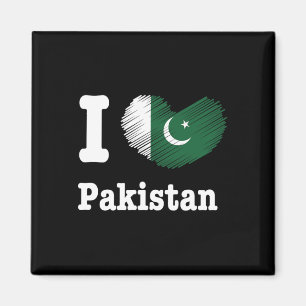 Heart Pakistan Azadi Mubarak Dil Flag Day Proud Ro Magnet