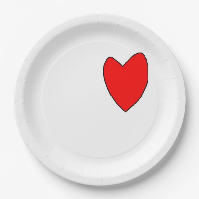 "heART" Paper Plate (Front)