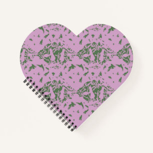 Heart PaperCut Notebook