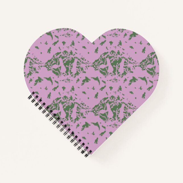 Heart PaperCut Notebook (Front)