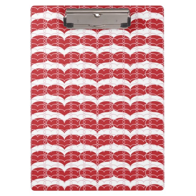 Heart pattern 2 clipboard (Front)