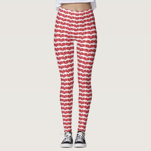 Heart pattern 2 leggings (Front)