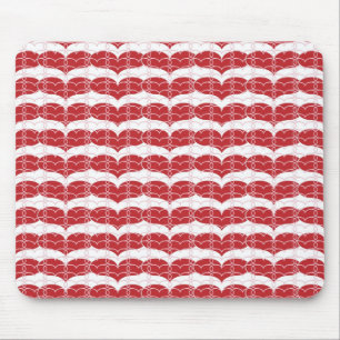 Heart pattern 2 mouse pad