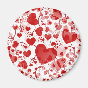 HEART pattern ART 7 Magnet