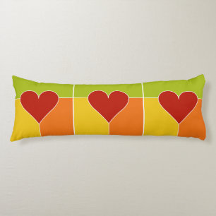 Heart Pattern body pillow