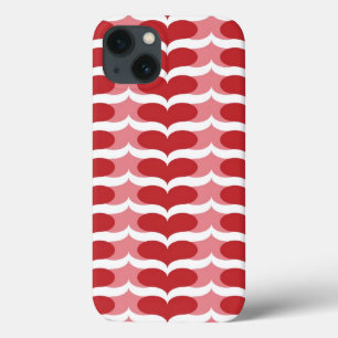 Heart pattern iPhone 13 case