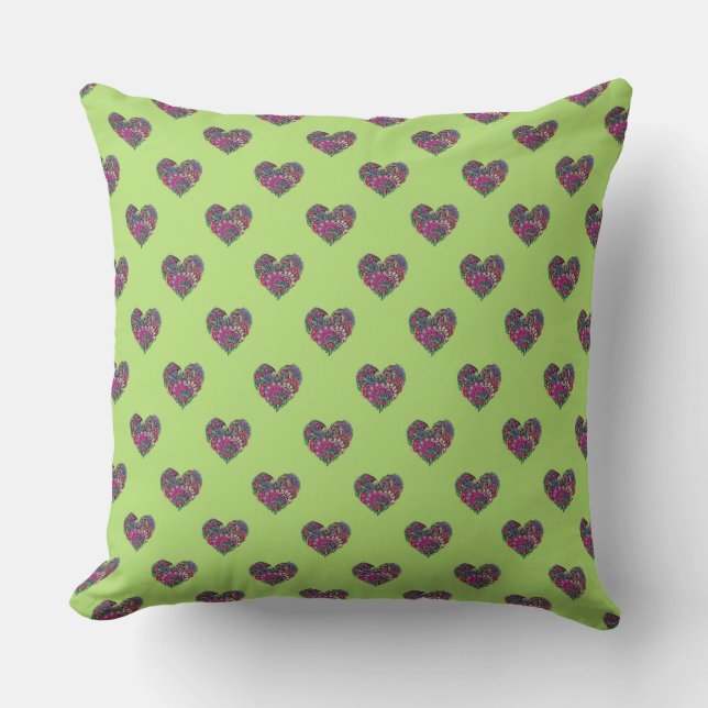 HEART PATTERN CUSHION (Front)
