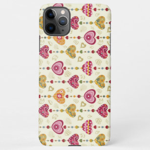Heart Pattern Flower iPhone 11 Pro Max iPhone 11Pro Max Case