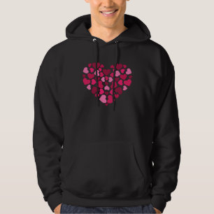 Heart pattern for Valentine's Day gift idea Hoodie