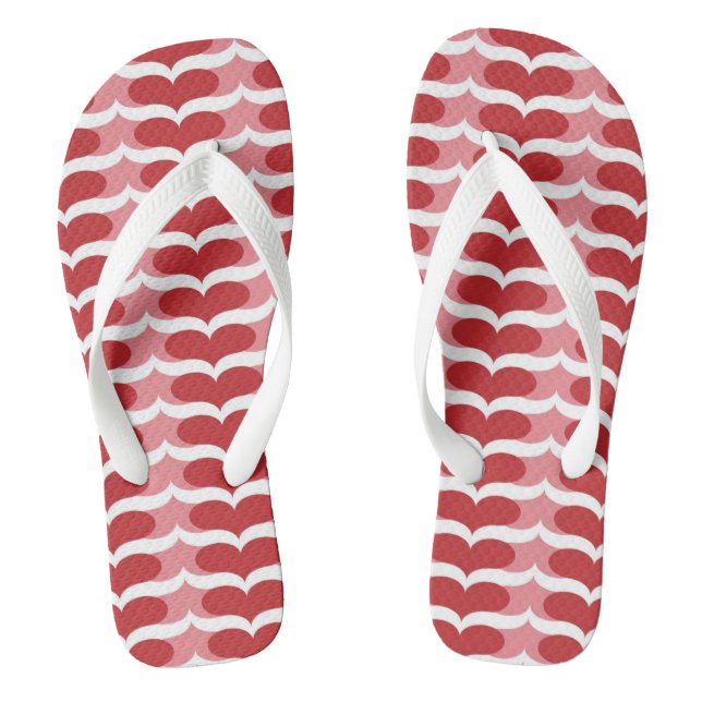 Heart pattern jandals (Footbed)