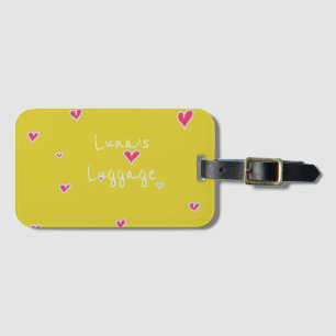 Heart Pattern Luggage Tag