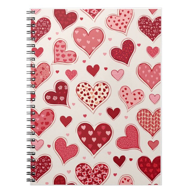 heart pattern notebook (Front)