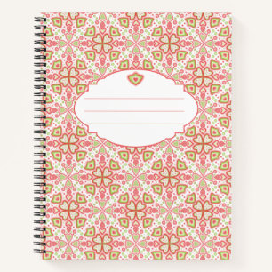 Heart Pattern Notebook – Customise Interior Pages