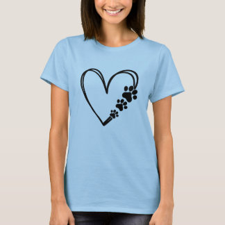Heart Paw  T-Shirt