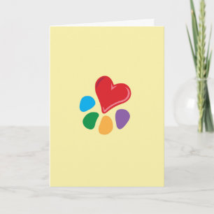 Heart-Paw_"You bring out the animal" Valentine's Holiday Card