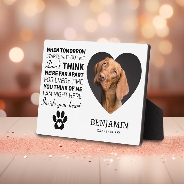 Heart Pet Memorial | Remembrance Dog Keepsake Plaque (Creator Uploaded)