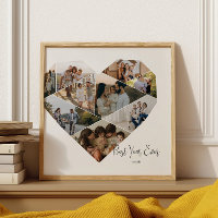 Heart Photo Collage 9 Photos