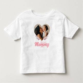 Heart photo, I love my Mummy Toddler T-Shirt