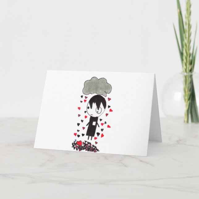 Heart Pile Holiday Card (Front)