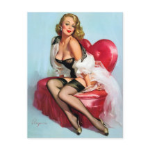 Heart Pin Up