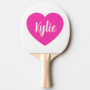 Heart  ping pong paddle