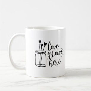 Heart Planter Jar - A Charming Mug