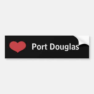 Heart Port Douglas Bumper Sticker