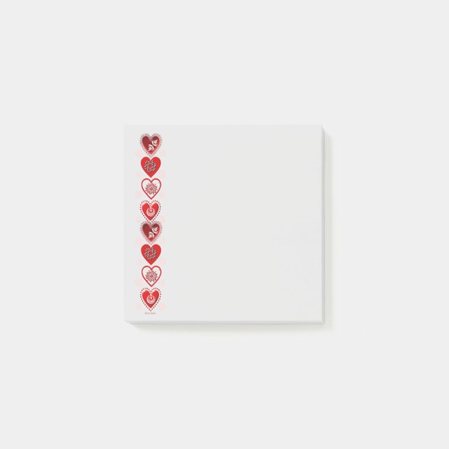 Heart Post-it notes (Front)