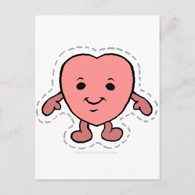 HEART POSTCARD (Front)