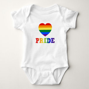 Heart Pride Baby Bodysuit