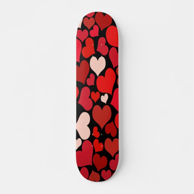 Heart Print Skateboard (Front)