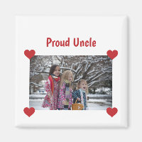 Heart Proud Uncle Love Personalise Photo Make