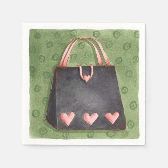 Heart Purse - Paper Napkins (Front)