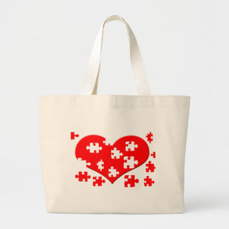 Heart Puzzle Bag