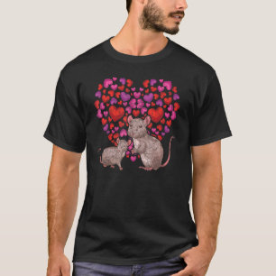 Heart Rat   Animal   Rodent Pet Owner Rat T-Shirt