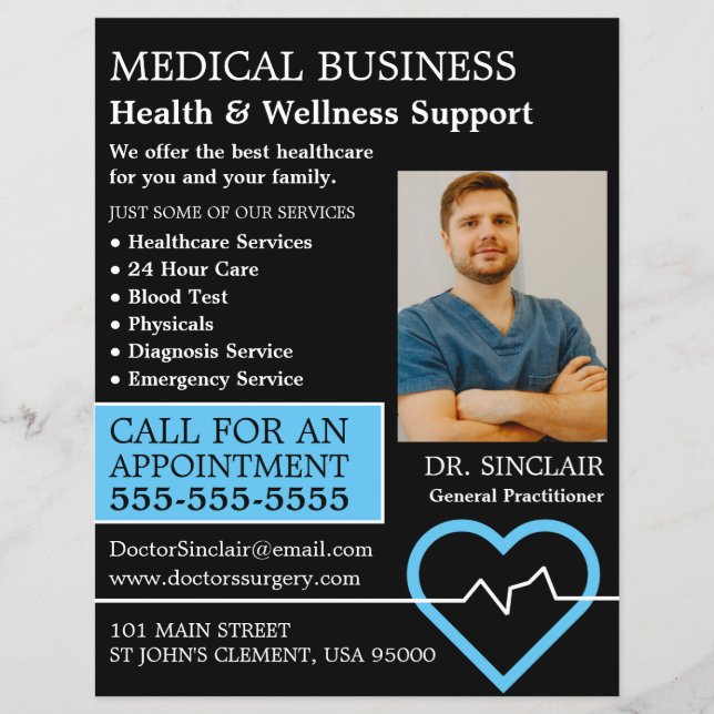 Heart Rate Monitor, General Practitioner, Nurse Flyer (Front)