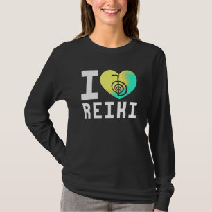 Heart Reiki Master Chakra Yoga Japan Healing Energ T-Shirt