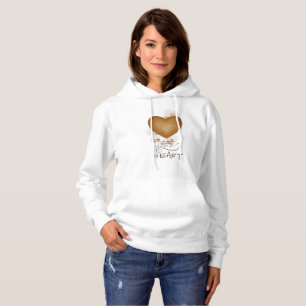 Heart Religious Encouragement, Grunge Hoodie