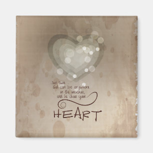 Heart Religious Encouragement, Grunge Magnet