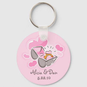 Heart Ring Custom Keepsake Key Ring